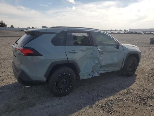 JTMP1RFV3MD073087 - 2021 TOYOTA RAV4 XLE GREEN photo 3