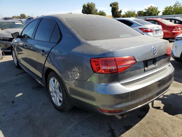 3VW2K7AJ0FM201600 - 2015 VOLKSWAGEN JETTA BASE GRAY photo 2