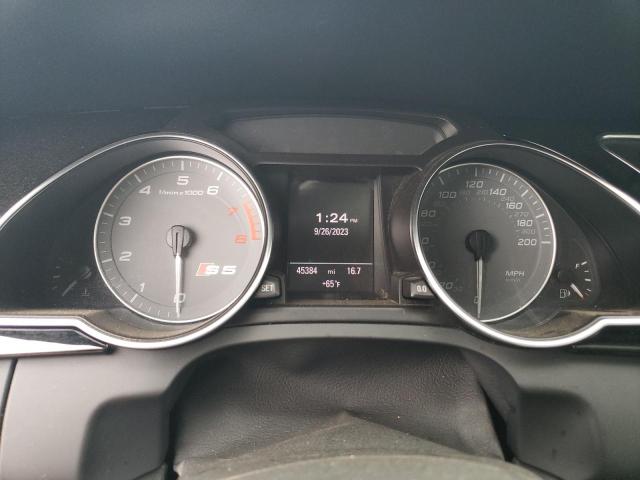 WAUVVAFR2CA018093 - 2012 AUDI S5 PRESTIGE GRAY photo 9