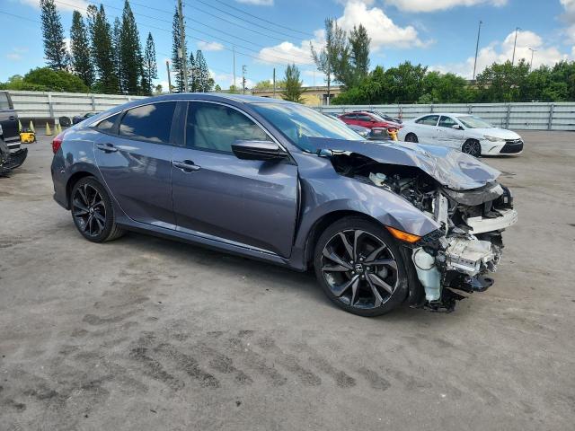 19XFC2F87KE009718 - 2019 HONDA CIVIC SPORT Gris photo 4