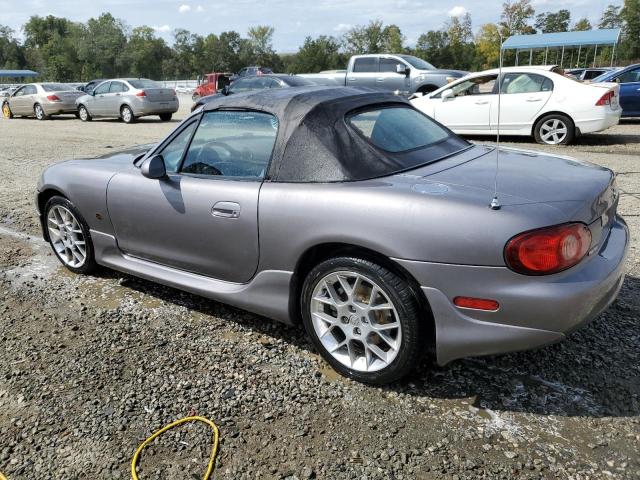 JM1NB353420227912 - 2002 MAZDA MX-5 MIATA BASE GRAY photo 2