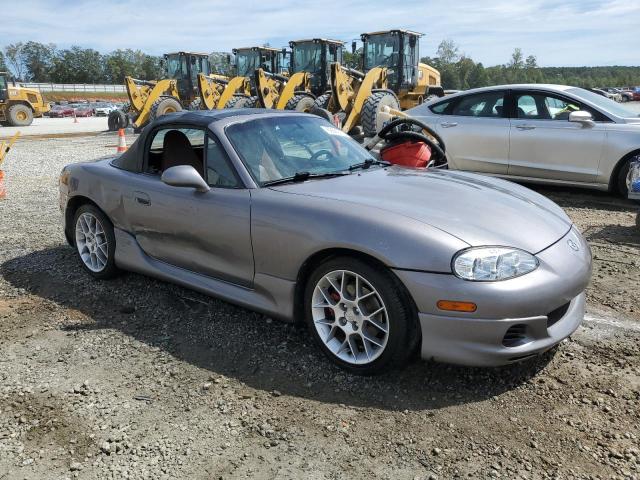 JM1NB353420227912 - 2002 MAZDA MX-5 MIATA BASE GRAY photo 4