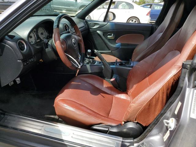 JM1NB353420227912 - 2002 MAZDA MX-5 MIATA BASE GRAY photo 7