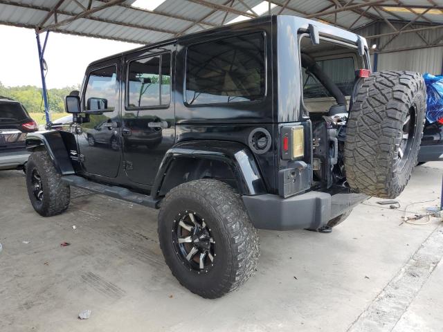 1C4HJWEG1FL536729 - 2015 JEEP WRANGLER UNLIMITED SAHARA BLACK photo 2