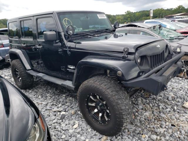 1C4HJWEG1FL536729 - 2015 JEEP WRANGLER UNLIMITED SAHARA BLACK photo 4