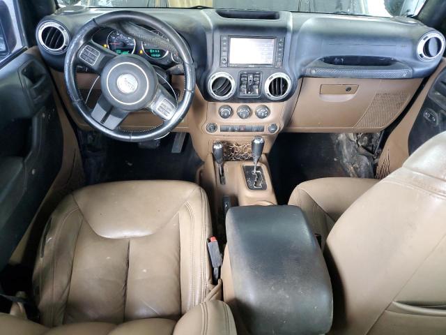 1C4HJWEG1FL536729 - 2015 JEEP WRANGLER UNLIMITED SAHARA BLACK photo 8