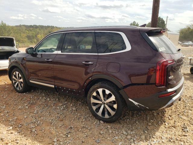 5XYP64HC6LG014793 - 2020 KIA TELLURIDE S BURGUNDY photo 2