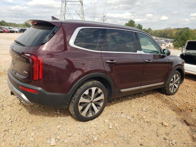 5XYP64HC6LG014793 - 2020 KIA TELLURIDE S BURGUNDY photo 3