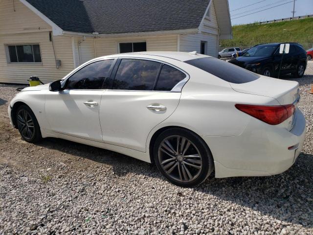 JN1BV7AR0FM391333 - 2015 INFINITI Q50 BASE WHITE photo 2