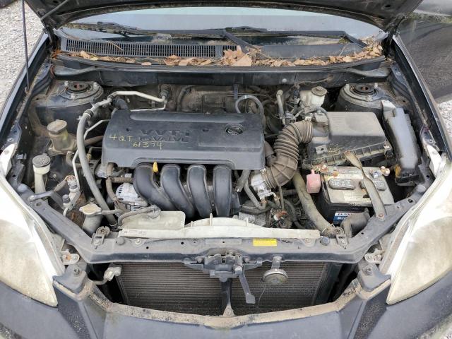 2T1KR30E28C693327 - 2008 TOYOTA COROLLA MA XR BLACK photo 11