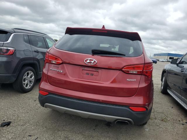 5XYZT3LB0GG373363 - 2016 HYUNDAI SANTA FE S RED photo 6