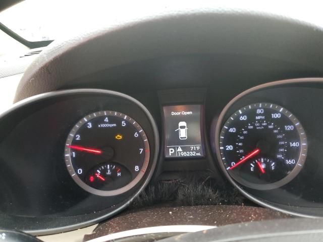 5XYZT3LB0GG373363 - 2016 HYUNDAI SANTA FE S RED photo 9