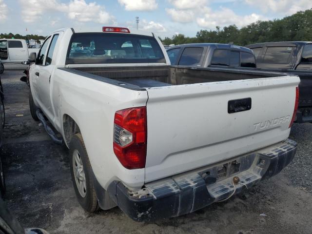 5TFRU5F16EX032667 - 2014 TOYOTA TUNDRA DOUBLE CAB SR/SR5 WHITE photo 2