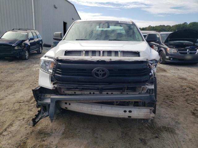 5TFRU5F16EX032667 - 2014 TOYOTA TUNDRA DOUBLE CAB SR/SR5 WHITE photo 5