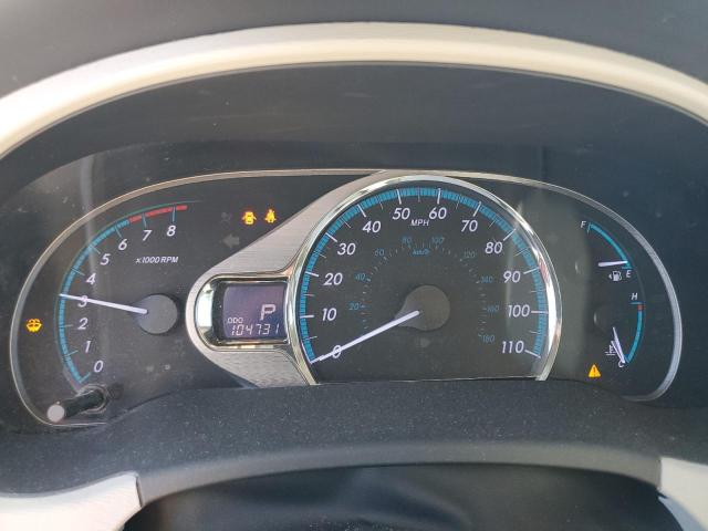 5TDYK3DC5CS215880 - 2012 TOYOTA SIENNA XLE 银色 照片 9