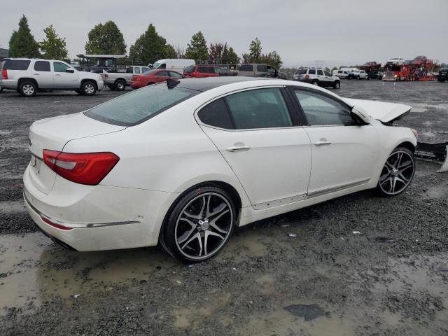 KNALN4D76E5133916 - 2014 KIA CADENZA PREMIUM WHITE photo 3