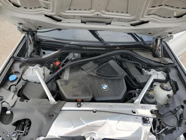 5UXTY3C06M9H15306 - 2021 BMW X3 SDRIVE30I Weiß Foto 12