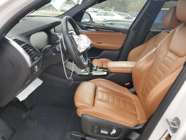 5UXTY3C06M9H15306 - 2021 BMW X3 SDRIVE30I Weiß Foto 7