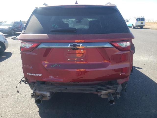 1GNERJKX6JJ185945 - 2018 CHEVROLET TRAVERSE RS RED photo 6