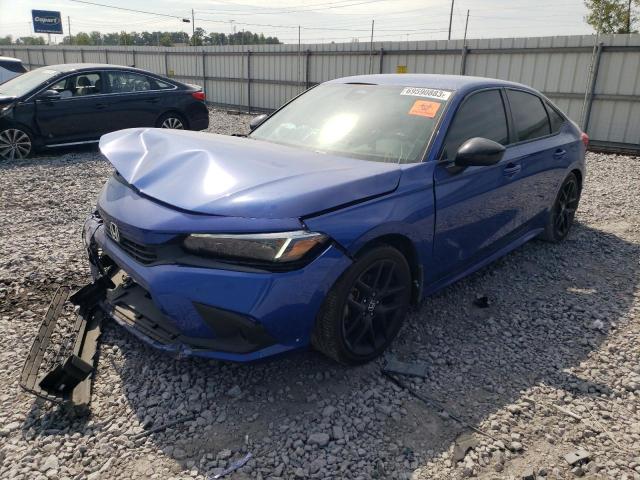 2HGFE2F57NH502910 - 2022 HONDA CIVIC SPORT 蓝色 照片 1
