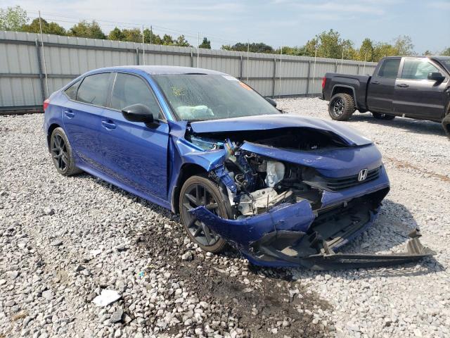 2HGFE2F57NH502910 - 2022 HONDA CIVIC SPORT 蓝色 照片 4