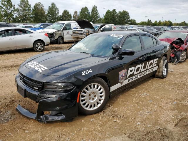 2C3CDXKT7KH511323 - 2019 DODGE CHARGER POLICE BLACK photo 1