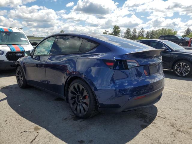 7SAYGDEF4NF556035 - 2022 TESLA MODEL Y 蓝色 照片 2