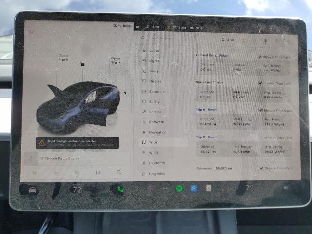 7SAYGDEF4NF556035 - 2022 TESLA MODEL Y 蓝色 照片 9