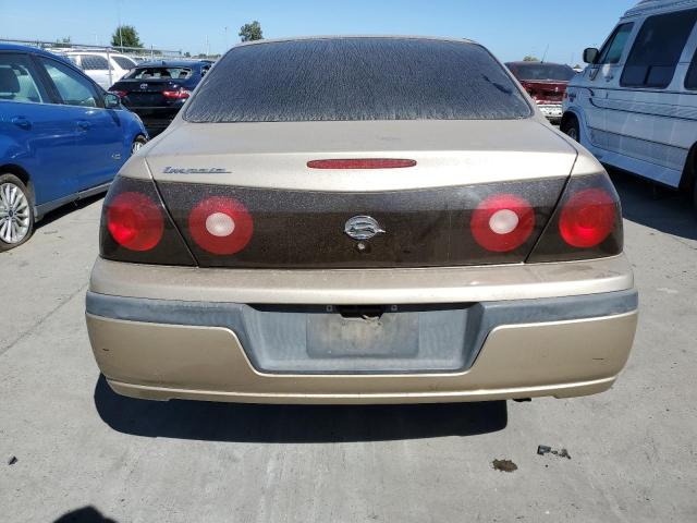 2G1WF52E449229980 - 2004 CHEVROLET IMPALA TAN photo 6