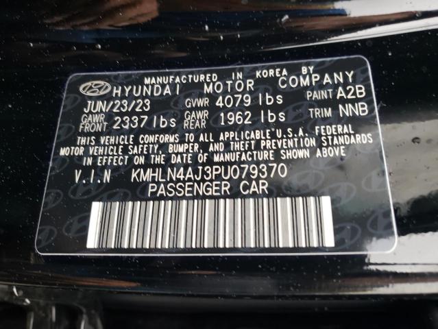 KMHLN4AJ3PU079370 - 2023 HYUNDAI ELANTRA LIMITED BLACK photo 13