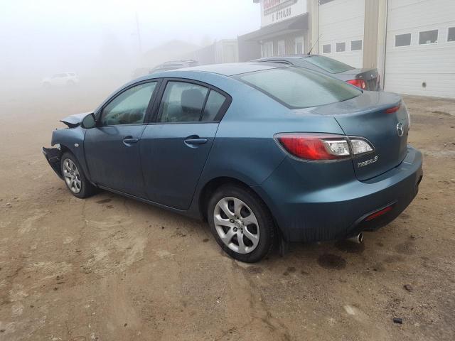 JM1BL1SF4A1192316 - 2010 MAZDA 3 I BLUE photo 2