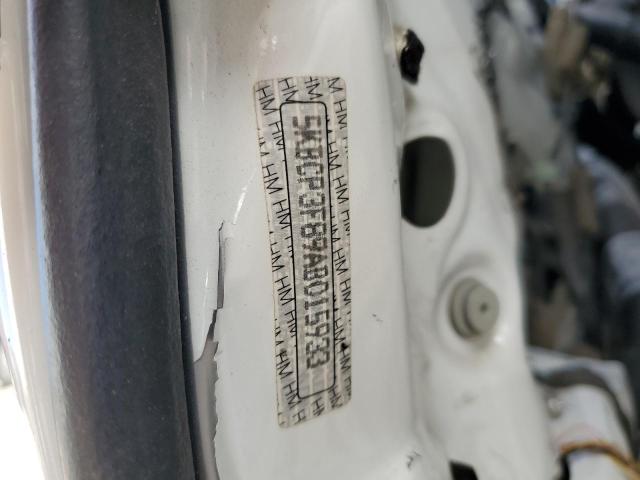 5KBCP3F89AB015933 - 2010 HONDA ACCORD EXL WHITE photo 12