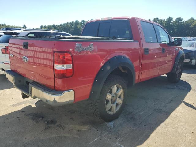 1FTPW14574KD37669 - 2004 FORD F150 SUPERCREW RED photo 3