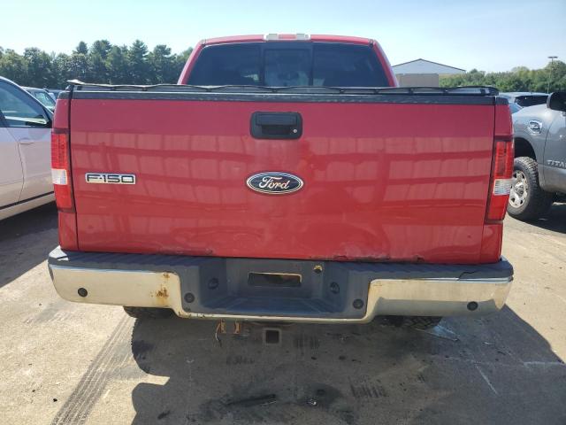 1FTPW14574KD37669 - 2004 FORD F150 SUPERCREW RED photo 6