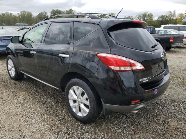 JN8AZ1MU7CW106867 - 2012 NISSAN MURANO S BLACK photo 2