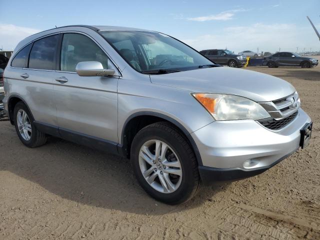 JHLRE4H79BC012623 - 2011 HONDA CR-V EXL SILVER photo 4
