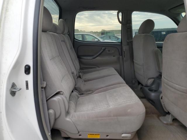 5TBET34186S560364 - 2006 TOYOTA TUNDRA DOUBLE CAB SR5 WHITE photo 10