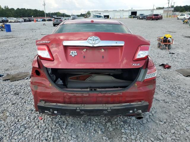 4T1BF3EK8BU715005 - 2011 TOYOTA CAMRY BASE RED photo 6