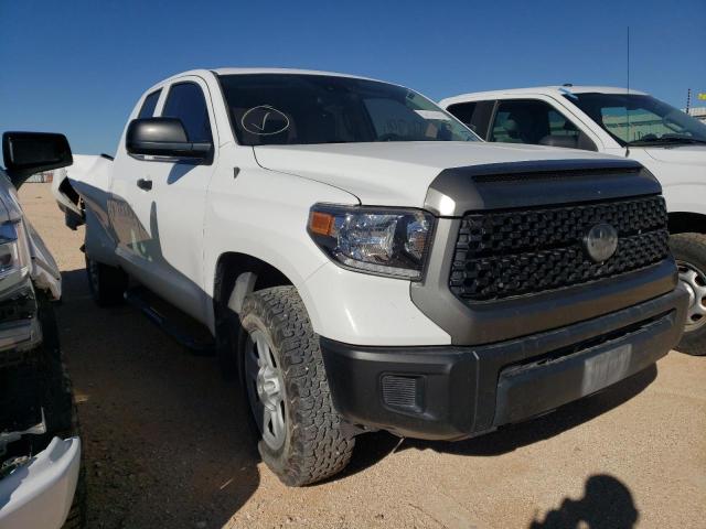 5TFUW5F11JX753011 - 2018 TOYOTA TUNDRA DOUBLE CAB SR/SR5 WHITE photo 4