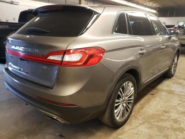 2LMTJ8LRXGBL76135 - 2016 LINCOLN MKX RESERVE თაფლისფერი ფოტო 3