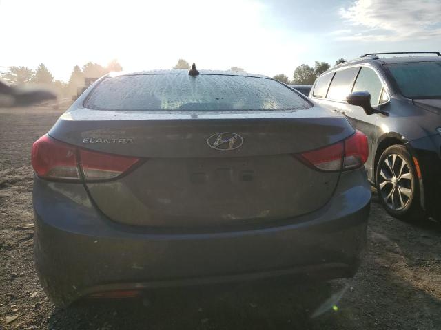 5NPDH4AE9DH318641 - 2013 HYUNDAI ELANTRA GLS GRAY photo 6