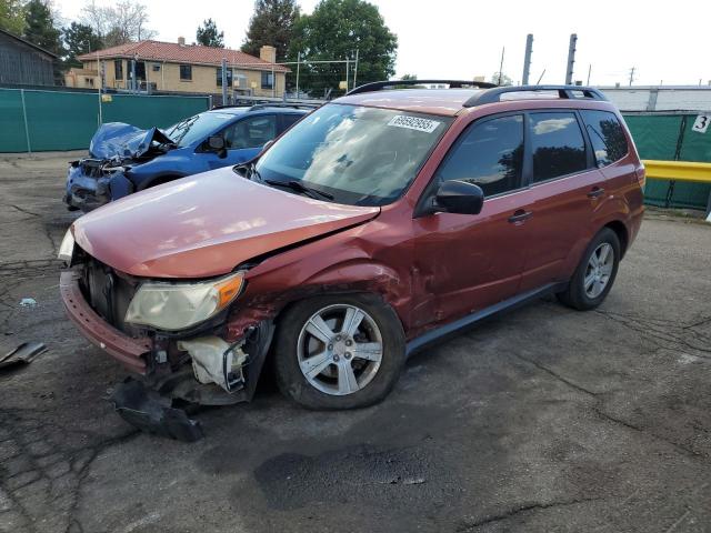 JF2SH6BCXAH900081 - 2010 SUBARU FORESTER XS Қызғылт сары фото 1