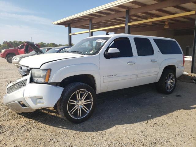 1GNSCJE07BR336605 - 2011 CHEVROLET SUBURBAN C1500 LT WHITE photo 1