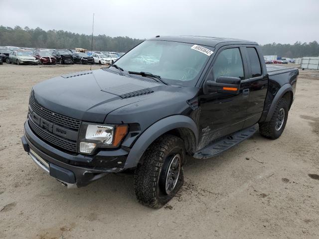 1FTEX1R66BFC34660 - 2011 FORD F150 SVT RAPTOR BLACK photo 1