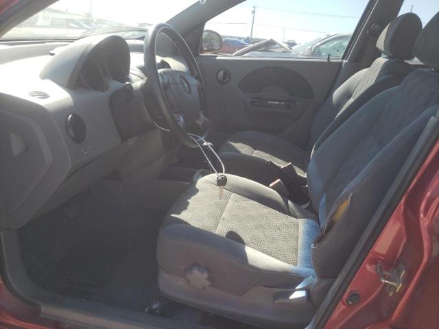 KL1TD526X5B348018 - 2005 CHEVROLET AVEO BASE Qırmızı foto 7