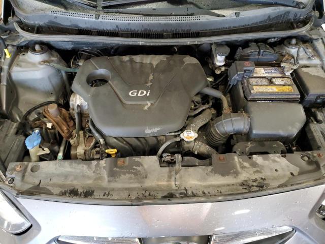 KMHCT4AE6DU490587 - 2013 HYUNDAI ACCENT GLS SILVER photo 11