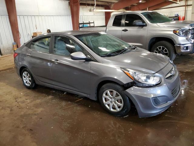 KMHCT4AE6DU490587 - 2013 HYUNDAI ACCENT GLS SILVER photo 4