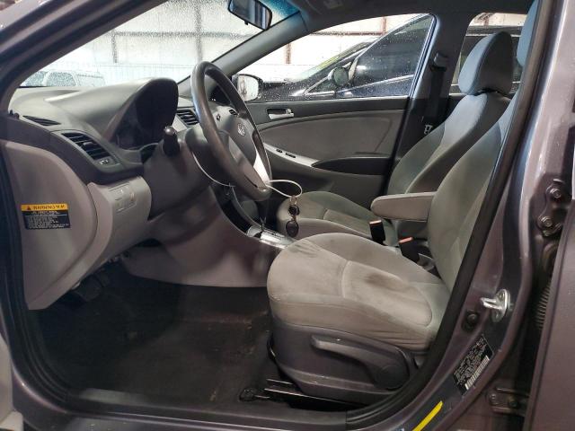 KMHCT4AE6DU490587 - 2013 HYUNDAI ACCENT GLS SILVER photo 7