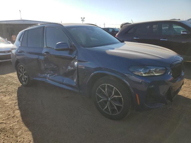 5UX53DP07N9J01676 - 2022 BMW X3 XDRIVE30I BLUE photo 4