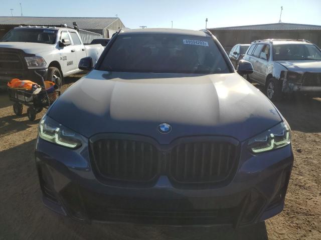 5UX53DP07N9J01676 - 2022 BMW X3 XDRIVE30I BLUE photo 5